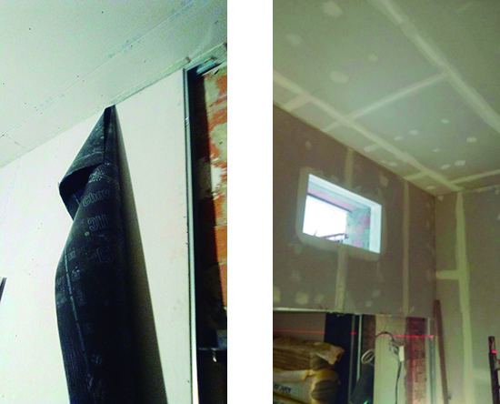 Insonorizacion pared tablao flamenco